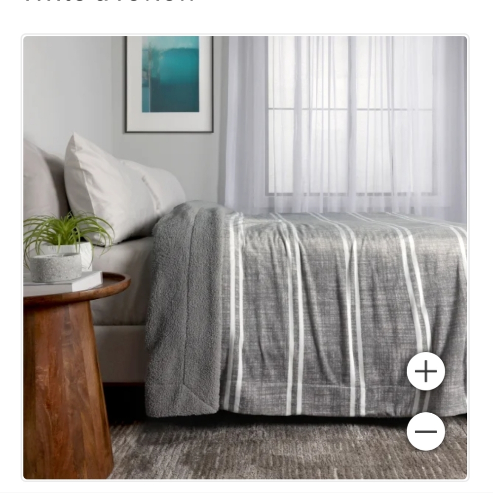 (Ew)Life comfort sherpa fleece blanket